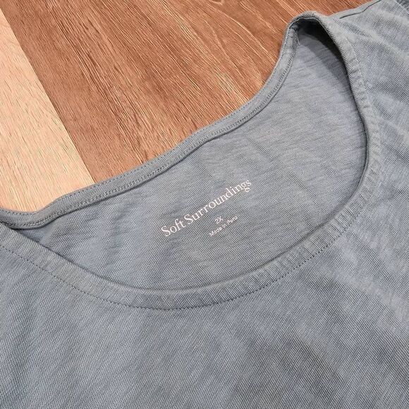 Soft Surroundings Women's 2X 100% cotton Top - Picture 3 of 6
